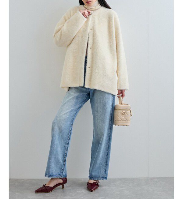 VIS「ハイウエストストレートデニム」|デニム|