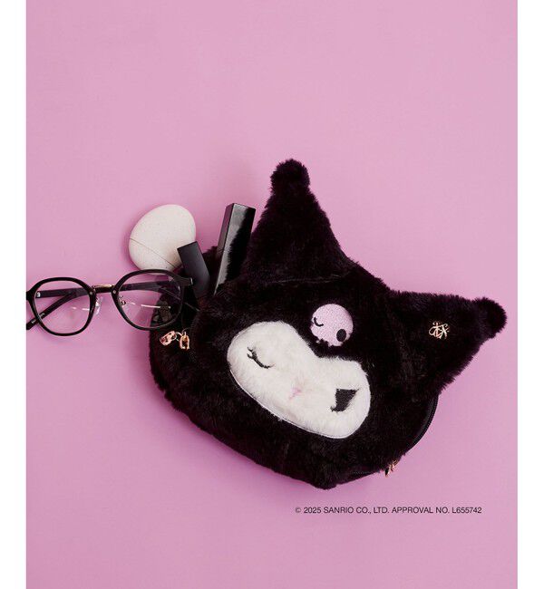 VIS「【マイメロディ&クロミ】 VIS別注モデルふわふわフェイスポーチ」|ポーチ|