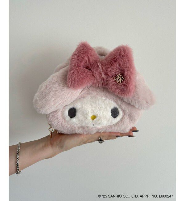 VIS「【マイメロディ&クロミ】 VIS別注モデルふわふわフェイスポーチ」|ポーチ|