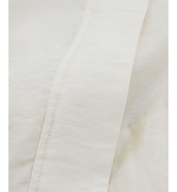 VIS「【追加】【WEB限定】シアーバックフリルフードブルゾン【洗える】」|ブルゾン・スタジャン|