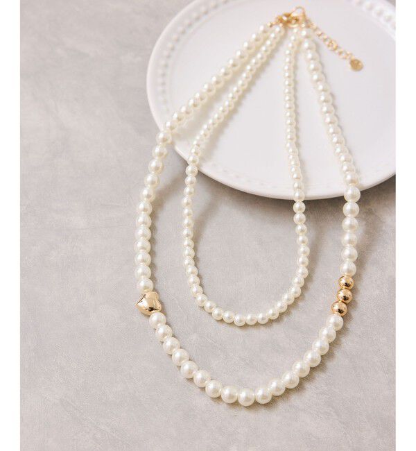VIS「2WAYロングパールネックレス」|ネックレス|