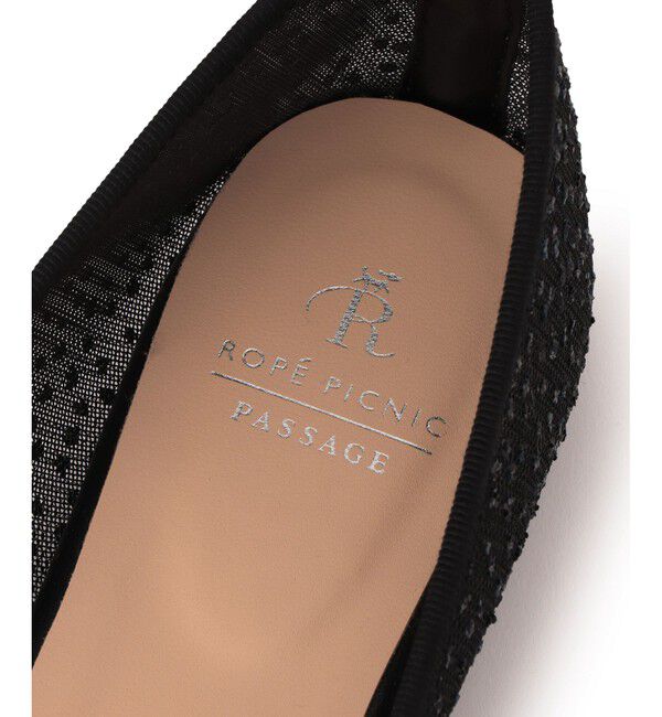 ROPE PICNIC PASSAGE「【AIRina/エアリーナ】軽くてやわらかいシアーグリッターバレエシューズ」|バレエシューズ|