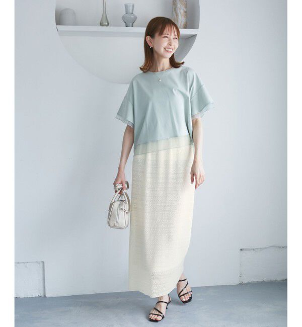 Rope&rsquo;Picnic「レースアイラインスカート」|スカート|