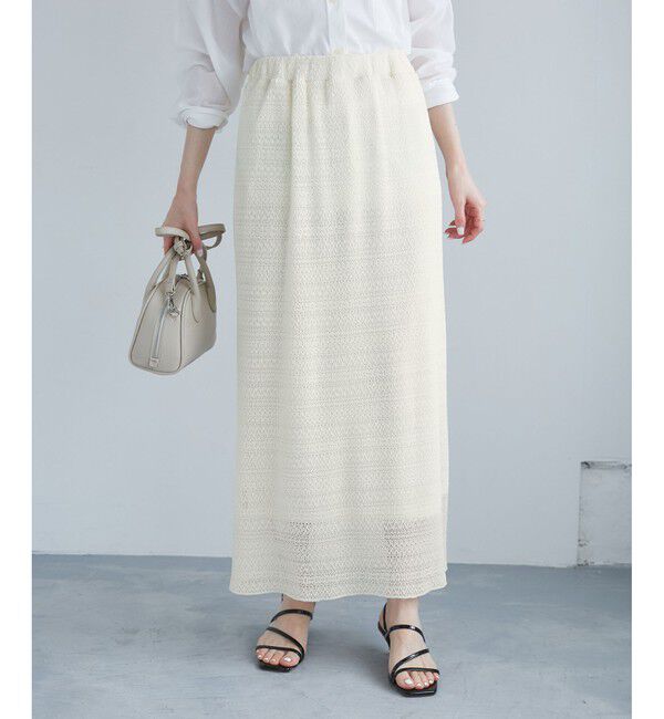 Rope&rsquo;Picnic「レースアイラインスカート」|スカート|