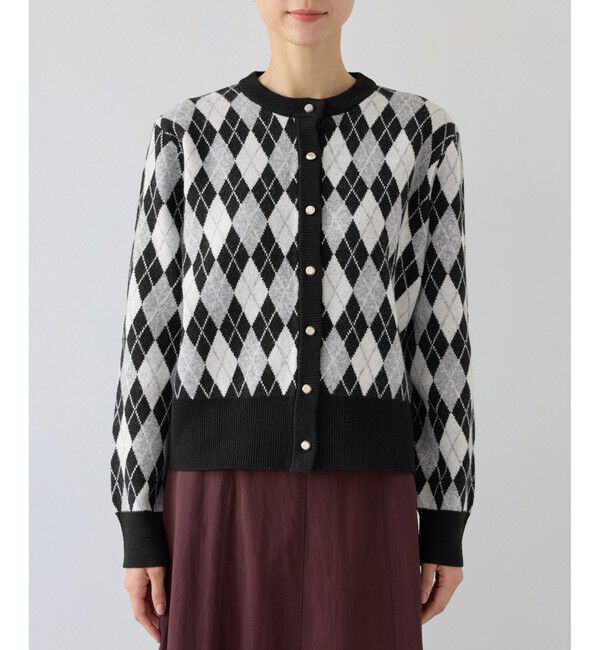 Rope&rsquo;Picnic「アーガイル柄アソートカーディガン」|カーディガン|