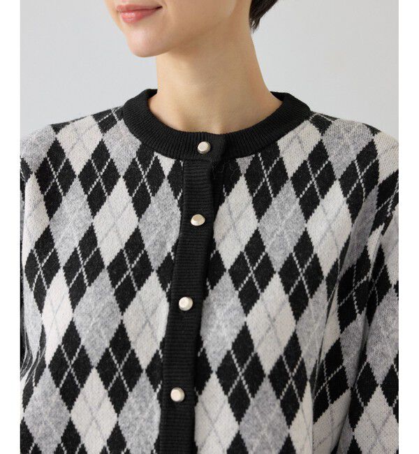 Rope&rsquo;Picnic「アーガイル柄アソートカーディガン」|カーディガン|