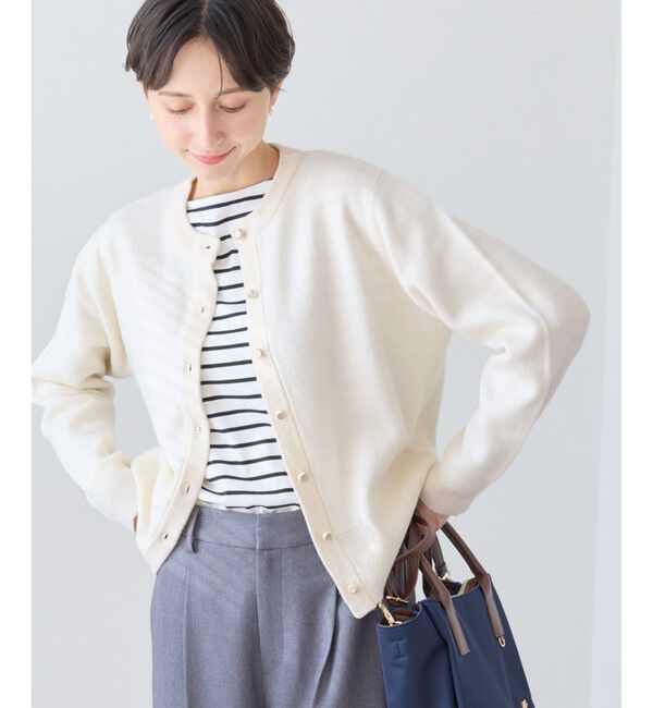 Rope&rsquo;Picnic「アーガイル柄アソートカーディガン」|カーディガン|オフホワイト(15)