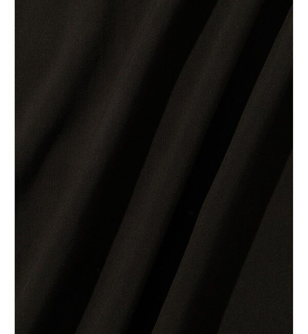 ADAM ET ROPE'「《BLACK/WHITE》プレーンカラー アロハシャツ」|シャツ・ブラウス|