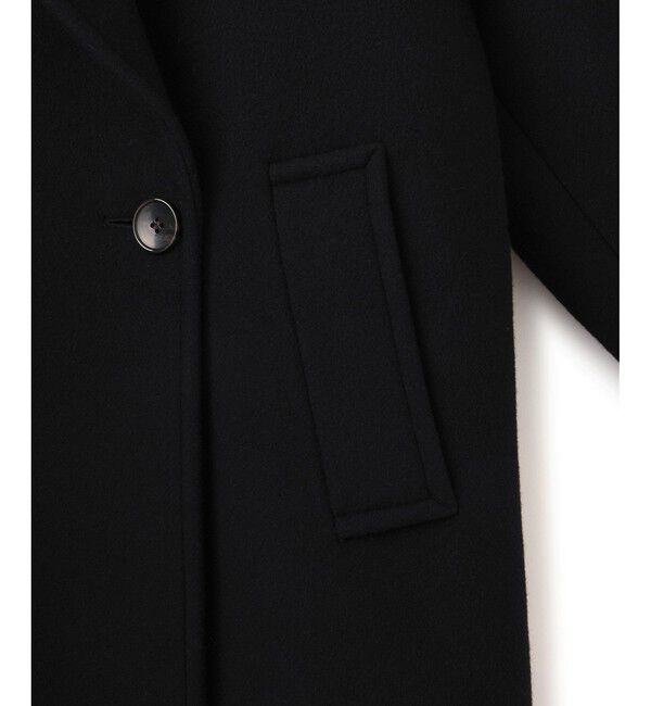 ADAM ET ROPE'「ウールボンディングラグランロングコート」|ステンカラーコート|