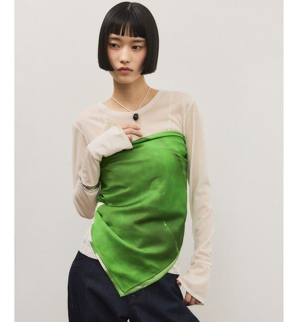 ADAM ET ROPE'「DOMY DIRECT print scarf」|バンダナ・スカーフ|