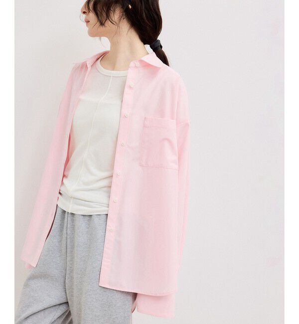 ADAM ET ROPE'「【WEB限定】ブロードカラーシャツ」|シャツ・ブラウス|