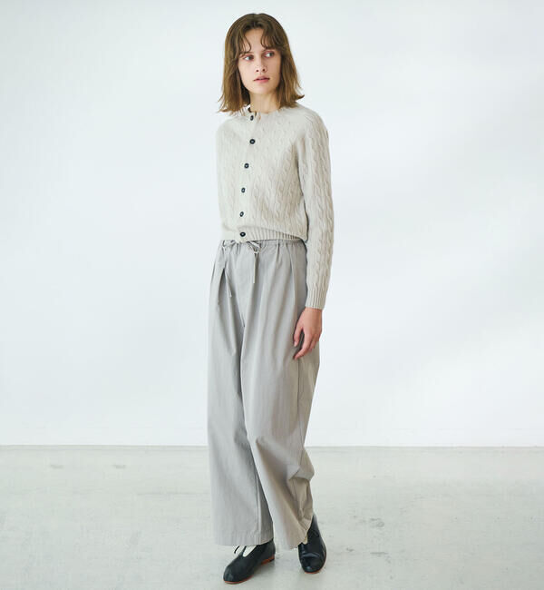 ORCIVAL「ORCIVAL | コットンナイロン ワイドイージーパンツ WOMEN」|チノ|