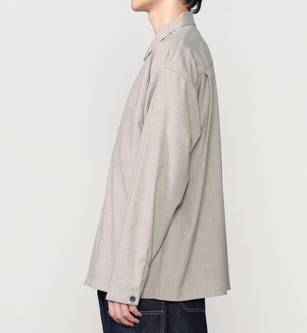 ORCIVAL「ORCIVAL | 3ボタンシャツジャケット MEN」|シャツ・ブラウス|