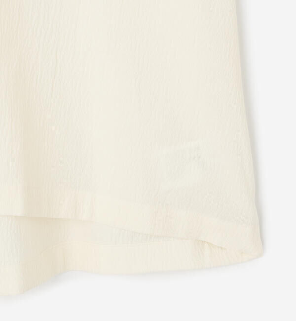 LE GLAZIK「LE GLAZIK | ポリエステルコットン ラッフルシャツ WOMEN」|シャツ・ブラウス|