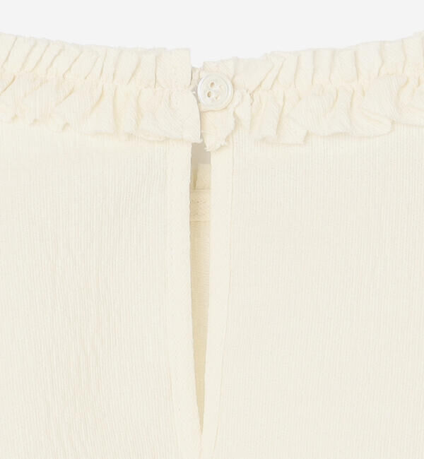 LE GLAZIK「LE GLAZIK | ポリエステルコットン ラッフルシャツ WOMEN」|シャツ・ブラウス|