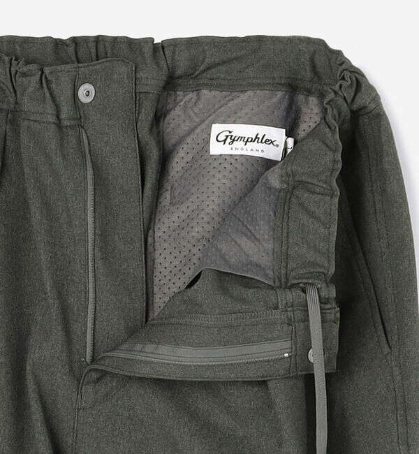 GYMPHLEX「Gymphlex | ポリフランネル 2プリーツイージーパンツ MEN」|チノ|