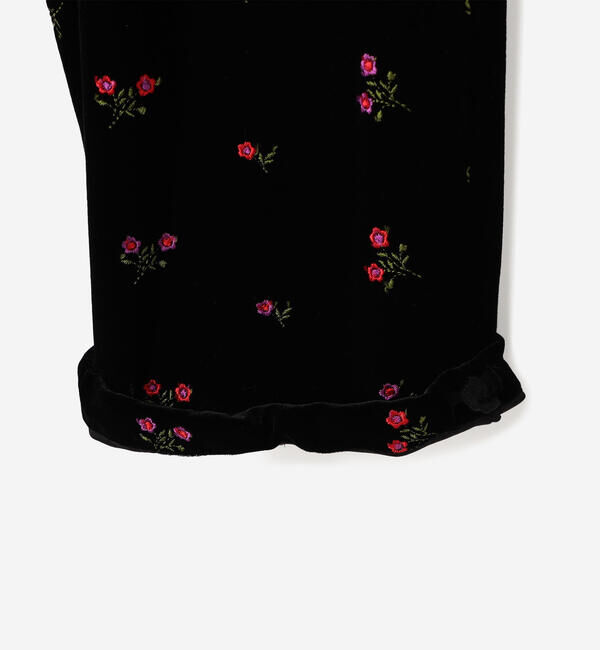  「TICCA | 〈別注〉 フラワーエンブロイダリー ベロアパンツ WOMEN」|チノ|