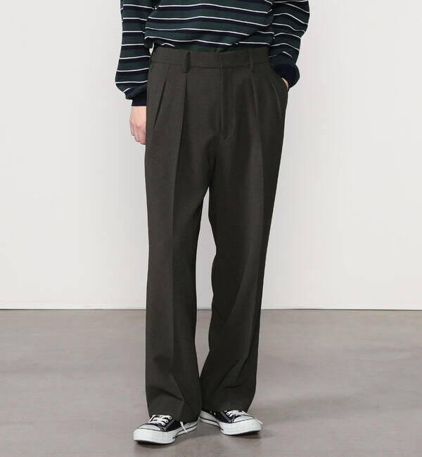 Morris & Sons「MORRIS & SONS | 2タック ワイドスラックス MEN」|スラックス|GREY