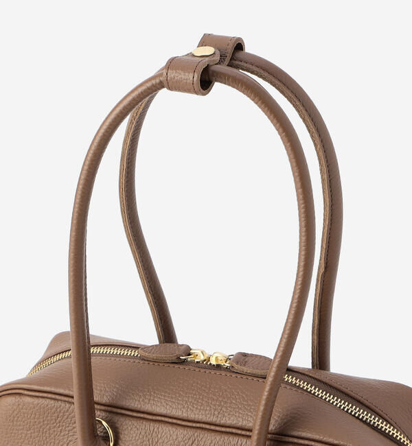  「YOUNG & OLSEN The DRYGOODS STORE | エンボスレザー ワイドボストンバッグ S」|トートバッグ|