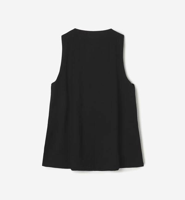  「eunoia | サイドオープン ロングベスト WOMEN」|ダウンベスト・ベスト|