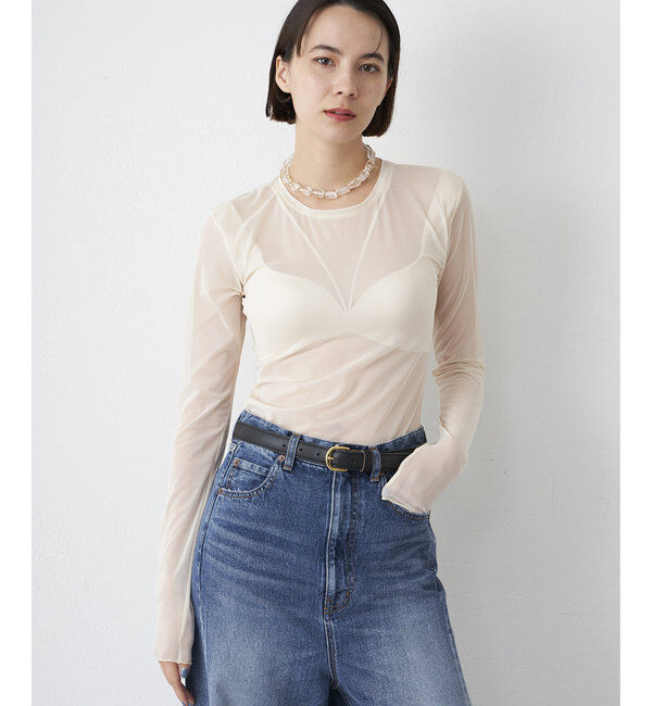  「【NICENICE MOMENT】MESH LS SHELL」|インナー|