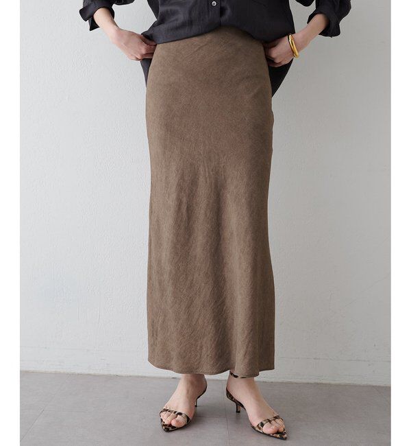  「ツイル顔料染めスカート」|スカート|