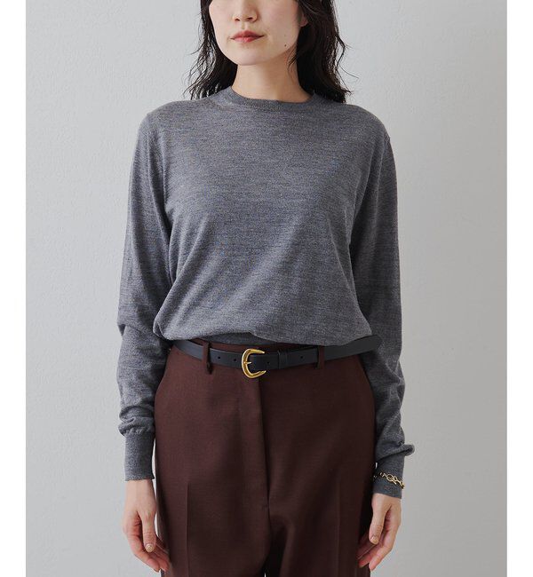  「16Gクルーネックプルオーバー」|ニット・セーター|