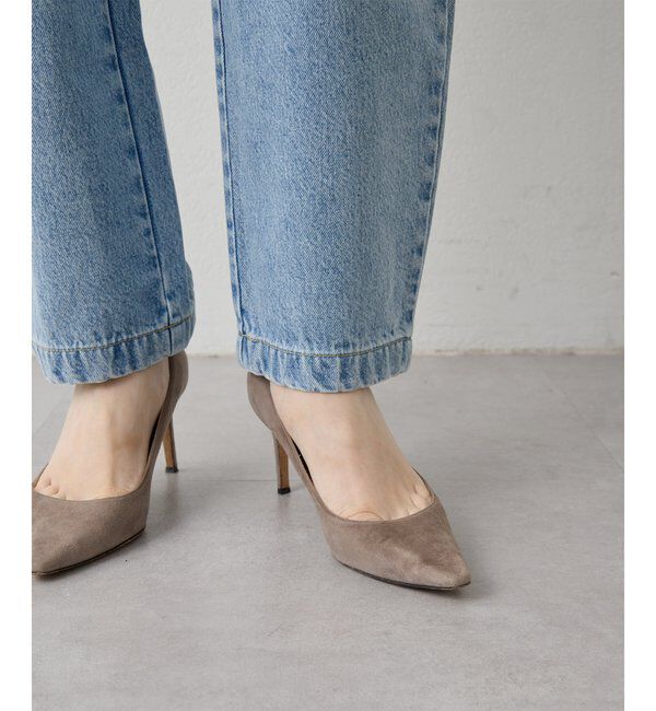 THE PAUSE「【THE PAUSE】ハイウエストカーブデニムパンツ」|チノ|