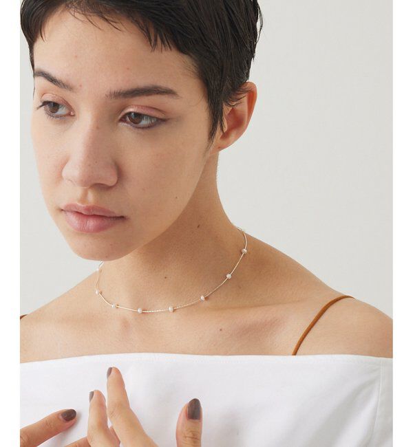 THE PAUSE「【THE PAUSE】パールドットネックレス」|リング|