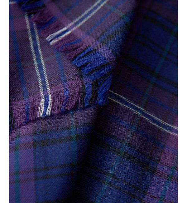  「チェックフリンジスカート」|スカート|