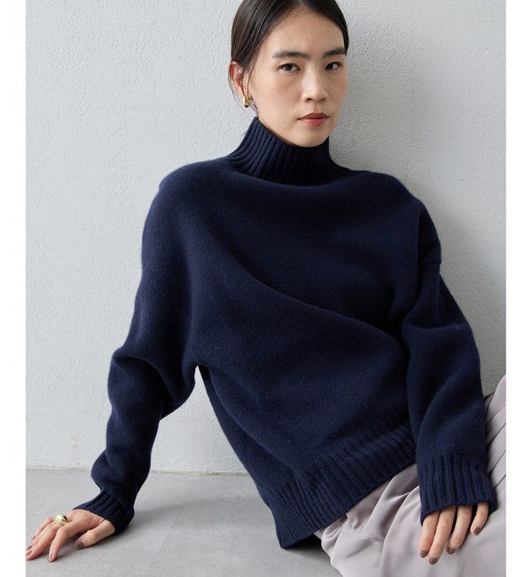 Drawing Numbers「【Drawing Numbers】接結ルーズタートルニット」|ニット・セーター|