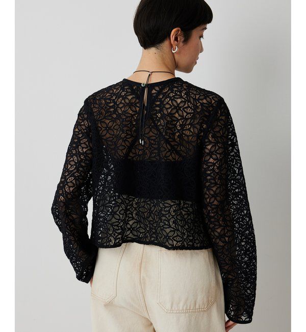 THE PAUSE「【THE PAUSE】ボタニカルレースブラウス」|シャツ・ブラウス|