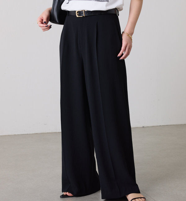  「ジャージワイドパンツ」|チノ|