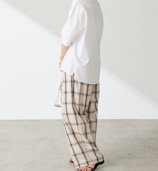  「チェックタックパンツ」|チノ|