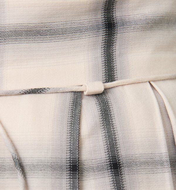  「チェックタックパンツ」|チノ|