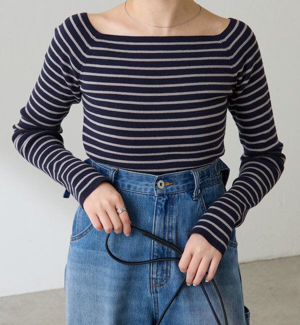  「【2通りで着れる】オフショルダーニット」|ニット・セーター|