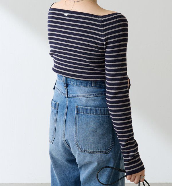  「【2通りで着れる】オフショルダーニット」|ニット・セーター|