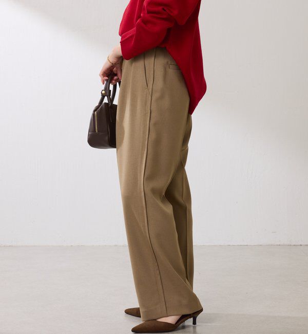  「ウールライクタックパンツ」|チノ|