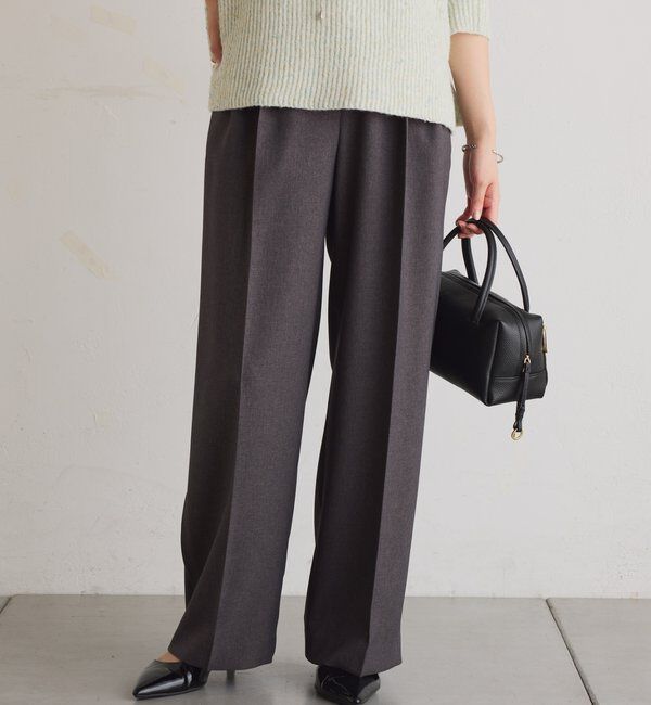  「ウールライクタックパンツ」|チノ|