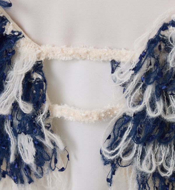  「クロップドニットベスト」|ニット・セーター|