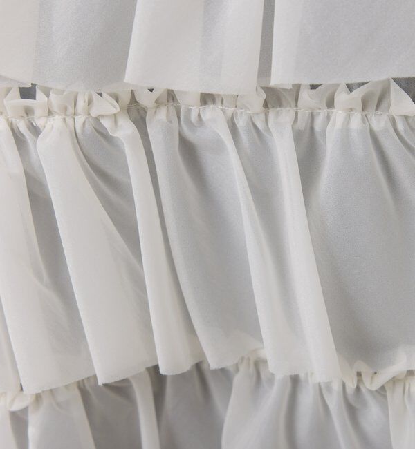  「	オーガンジーティアードチュニック」|シャツ・ブラウス|