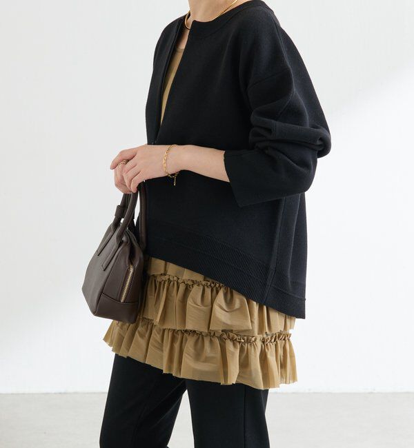  「	オーガンジーティアードチュニック」|シャツ・ブラウス|