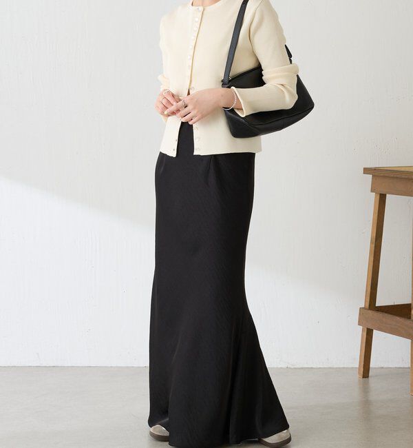 「【IDE監修大きめサイズ/WEB限定リバイバル】サテンマーメイドスカート」|スカート|