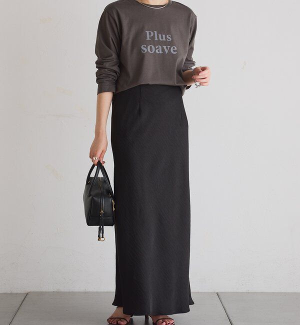  「【IDE監修大きめサイズ/WEB限定リバイバル】サテンマーメイドスカート」|スカート|