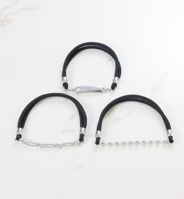  「【PAPILLONNER/パピヨネ】3本セットヘアブレスレット」|リング|