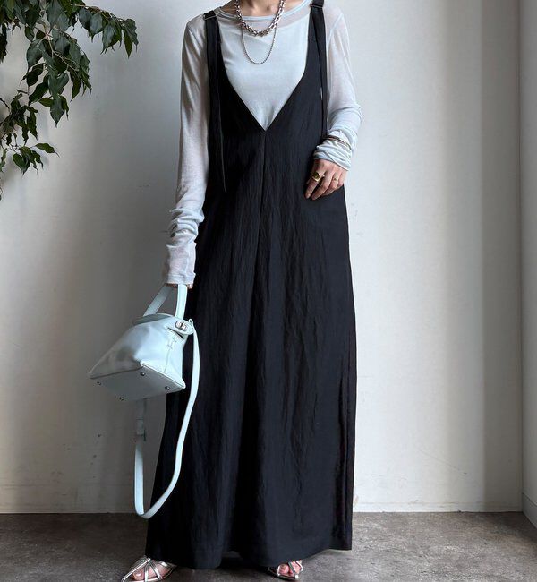  「【新色追加/前後2WAYで着られる】深Vワンピース」|ワンピース|