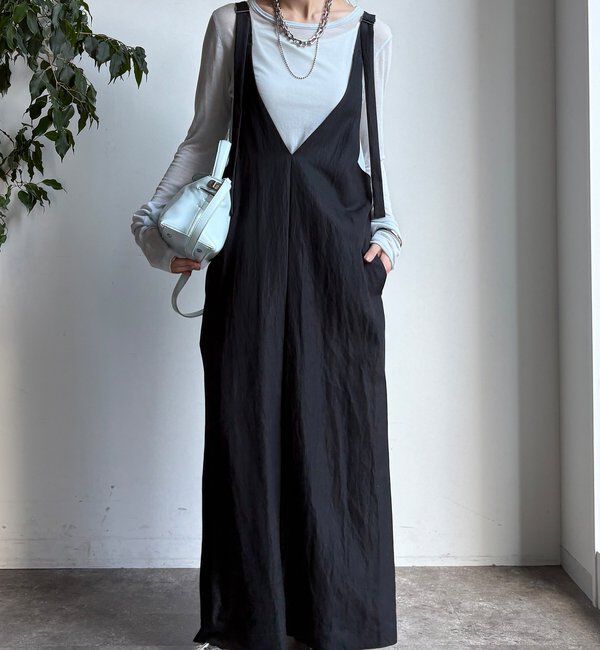  「【新色追加/前後2WAYで着られる】深Vワンピース」|ワンピース|