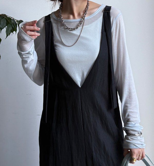  「【新色追加/前後2WAYで着られる】深Vワンピース」|ワンピース|