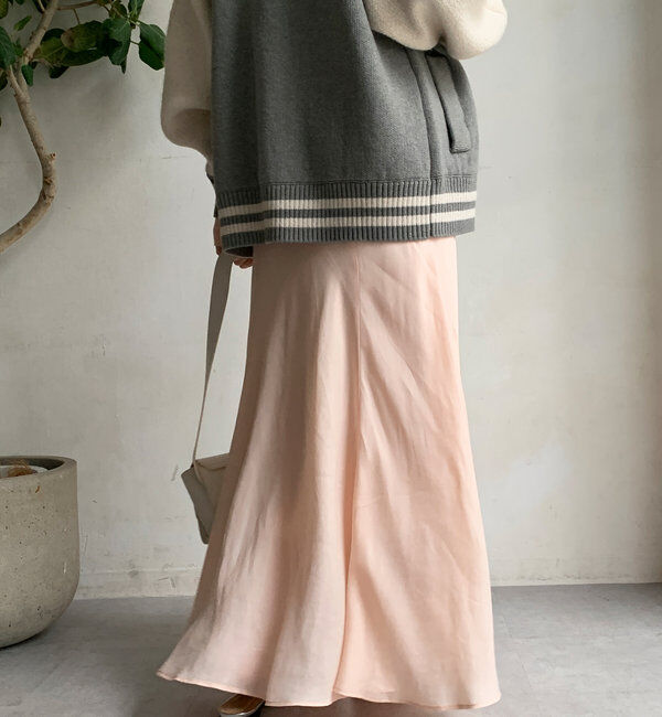  「キュプラ混フレアスカート」|スカート|