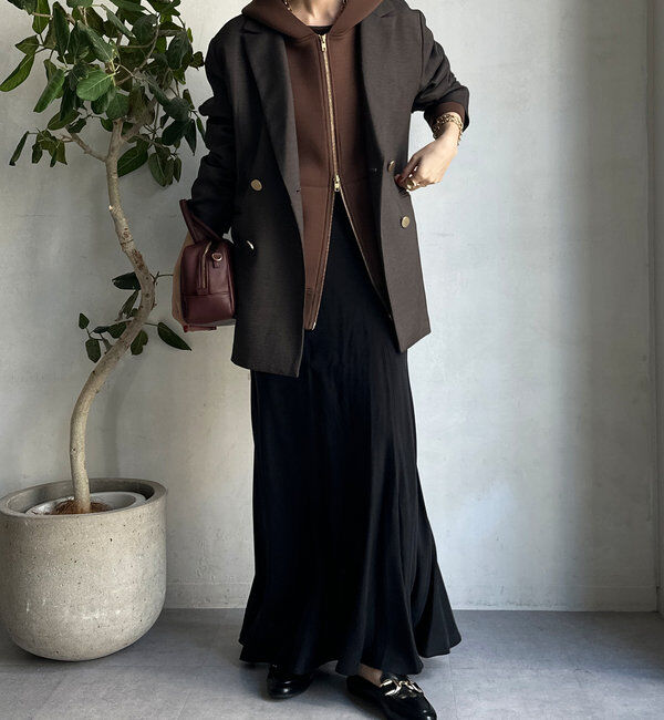  「キュプラ混フレアスカート」|スカート|